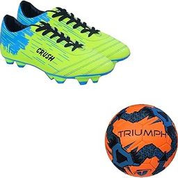 Football Pvc Boss Orange With Gowin Football Shoe Crush Green Cyan Size-6-image-21