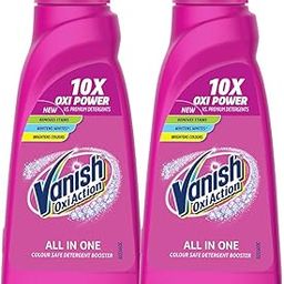 Vanish Fabric Stain Remover Liquid - 800 ml (Pack of 2)-picture-1