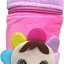 Safe N Cute Bottle Cover for 240-280 ml Baby Bottles, Machine Washable (Dark Pink)-image-73