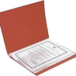 TULMAN 40 Pockets Bound A4 Size Presentation Display Book Portfolio File Binders with Plastic Clear Sleeves Document Organizer for Music Sheets Artwork Drawing for School Office - (Color May Vary)-picture-32