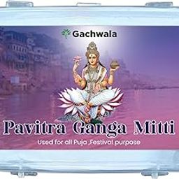 Gachwala Pavitra Ganga Mitti (450 gm) |গঙ্গা মাটি | Natural Soil From The River Ganges - for Any Hindu Festival | Ganga Mati | Pure Sacred Soil - used to make religious idols-image-18