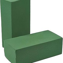TIED RIBBONS Foam Brick for Flower Basket, Wedding Bouquet, Artificial Flower Arrangement (Green, 10 cm x 8 cm x 22 cm) - Set of 2 ,Artificial Flora-image-27