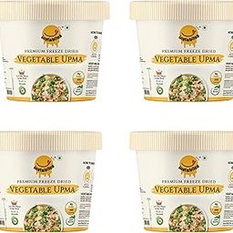 Instabites Ready to Eat Vegetable Upma Cup 65g, No Added Preservatives and Ready to Eat in Minutes (Pack of 4)-picture-28