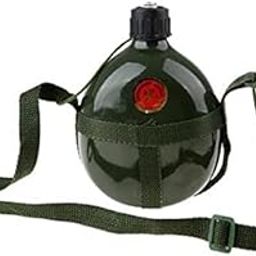 MERISHOPP® 2xOutdoor Army Military Canteen Water Bottle Camping Retro Container w/Strap|Sporting Goods | Outdoor Sports | Camping & Hiking | Camping Cooking Supplies-image-57