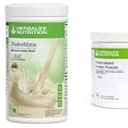 HERBALIFE Formula 1 Shake Kulfi Flavor 500g, Protein 200g, Afresh Peach 50g, Shakemate Nutrition Drink 500g (Pack of 4)-31