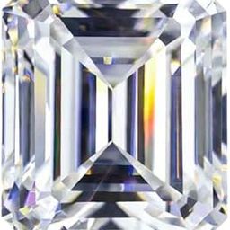 Rare-GEMS डायमंड स्टोन Genuine 2.35 Carat Diamond Stone Original Certified Attractive Emerald Cut Real Transparent Clarity Brilliant Cut for Men & Women for Engagement Ring & Gift Purpose-49