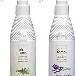 AIR-ROMA Lemon Grass & Lavender Air Fresheners Sprays (Pack of 2 x 200 ml each) | For Home, Office, Hotel Room & Bathrooms | Long-lasting Odor Eliminator-image-7