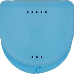 Dental Orthodontic Retainer/Aligner Case/Box/Mouth Guard and Denture Storage in Light Blue Colour (1)-image-38