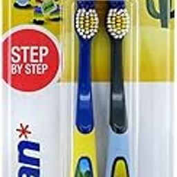 Jordan Children 6-9 Years Kids Manual Toothbrush Twin Pack Bpa Free Toothbrush With Travel Case (Multi Color With Travel Case-Pack Of 2)-image-40