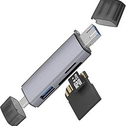 LN MART SD Card Reader, 3 in 1 Type C/USB/Micro/Micro SD Card Reader Adapter for Mac, MacBook, iPhone 16/15, Laptop, PC, Camera, Android Phone, Supports Micro SD/TF/Memory Card SD/SDHC/SDXC/MMC-11