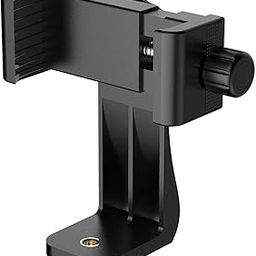 VEROX 360° Mobile Holder for Tripod with Adjustable Smartphone Clamp Tripod Mount Adapter for All Smarphones, Tripods with Dual Mounting Options- Black-image-51