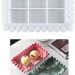 Snoogg Pack of 1 Silicone Mold 6 inch Bubble Tray for Epoxy Resin Casting Resin Art for Home Decor, DIY Crafts Project and Handmade Unique Customize Gifts-picture-0