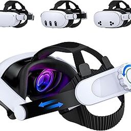 Head Strap Compatible with Oculus Meta Quest 3S/Quest 3/Quest 2,Adjustable VR Headset Strap Replacement Enhanced Support Comfort-11