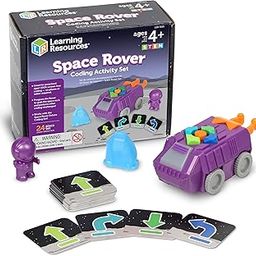 Learning Resources Space Rover Coding Set,23 Pieces, Ages 4+,Coding for Kids, Coding Toys, Kids STEM Toys, STEM Toys for Classroom,Space Toys,Astronaut Toys-43