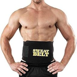 Unisex Sweat Waist Fat Burner Body Slimming Belt - Free Size - Fit for All - Colour Black-picture-31