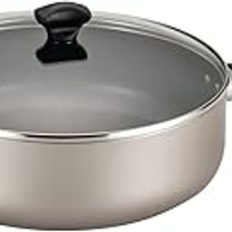 Farberware Dishwasher Safe Nonstick Aluminum 6-Quart Covered Jumbo Cooker with Helper Handle, Champagne-image-16