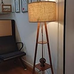 Radnus Spaces Wooden Floor Lamp with Jute Lamp Shade (LED Bulb Included)-image-5