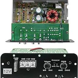 SPAIKO 12V Dual Channel 120W Car Multi Channel Amplifier Stereo Power Mono Amp Audio, Bass Sub Woofer Kit, Monoblock, Class AB, Mosfet Power Supply-picture-23