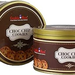 CookieMan Choco Chip Cookies, 300g Gift Tin Box | Premium Eggless, Crunchy & Bakery Fresh | 100% Vegetarian | Perfect Chococlate Bis for Gifting & Snacking Anytime-image-45