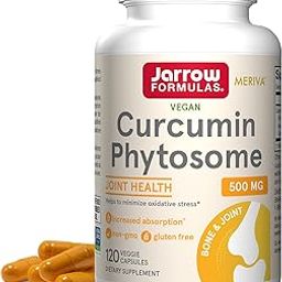 Jarrow Formulas Curcumin Phytosome (Meriva), Clinically Tested for Joint Health, 500 mg, 120 Veggie Caps-22