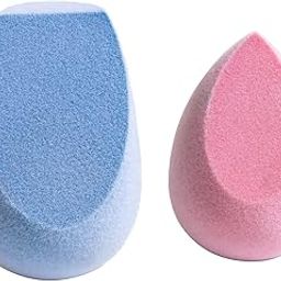 Praush Bloggers Favourite Microfiber Contour/Baking Makeup Sponge Blender (Aqua and Blush Pink)-image-25