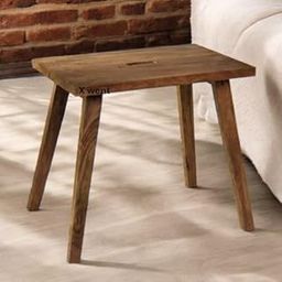 X went Furniture Seating Stool,Side Table,nightstand Any Type use Solid sheesham Wooden Stool, Four Legs-picture-10