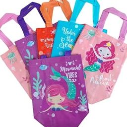 AMANVANI Mermaid Gift Carry Bags - Medium Size Unicorn Theme Party Goodies Bag/Birthday Return Gifts Bag for Boy/Girls,Mermaid Bag (Pack of 12 Piece)-image-71