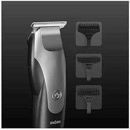 Enchen Men Hummingbird Corded & Cordless Beard Trimmer Hair Clipper Fast USB Charging Low Noise Hair Trimmer With 3 Hair Combs Run Time:180 Minutes-image-4