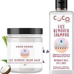 Ayurvedic Anti-Lice Treatment Bundle: Shampoo, 100ml and Cream Wash Conditioner, 50g | 100% Natural | Single Wash Solution | Safe for Kids | Neem, Tea Tree & Camphor Enriched (150ML)-32