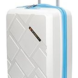 Star 24-Inch White Cabin Trolley Bag, Textured Hard-Sided Luggage with Durable ABS Body, 360° Rotatable Wheels, TSA Lock, Spacious Overnighter Travel Suitcase for Men and Women-image-58