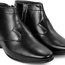 9 cm (3.5 Inch) Height Increasing Formal and Casual Pu Leather Boots for All Ocassions-image-10