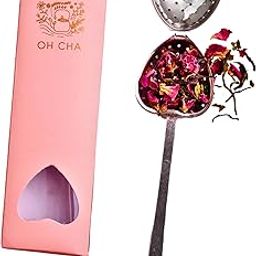 Heart Shaped Tea Infuser | Stainless Steel Strainer for Everyday Use | BPA Free, Durable | Green and Black Tea Filter, Maker | 14cms-image-81