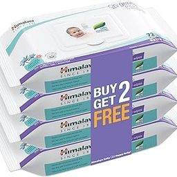 Himalaya Gentle Baby Wipes with Lid, 72 wipes - Buy 2 Get 2 Free |100% Biodegradable Plant-based fabric | Indian Lotus & Aloe Vera | Skin Friendly pH| Extra Soft-3