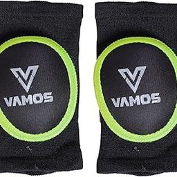 VAMOS Skating, Cycling and Dancing Protective Guard Knee Pads Set for Kids and Youth (Kids, Neon)-30