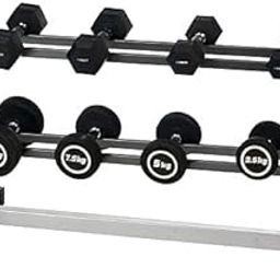 IBS -2 Tier Horizontal Dumbbell Weight Storage Rack SILVER-picture-19