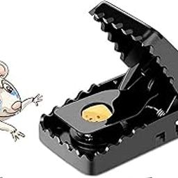 Red Champion Instant Mouse Mice Traps for House, Indoor & Outdoor - Easy Setup & Reusable w/Powerful Spring - Quick & Effective Mousetrap Catcher, Best Traps to Remove Unwanted Rodents from Your Home Rat Trap for mice Control Rat/Mouse/Rodent Trap Cage Rodent Catcher Killer mice Traps Mouse Trap Rat Killing Trap Rat Repellent Machine Plastic Body-image-11