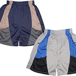 Men's Boxer Short Swim Trunks Swimsuit (Set of 2) Multicolor-image-86
