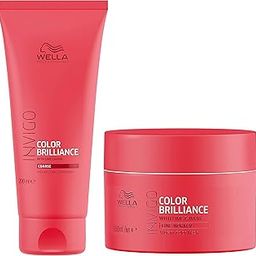 Wella Professionals INVIGO Color Brilliance Conditioner 200ml and Mask 150ml duo for fine/normal hair-image-45