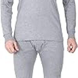 Soft Fleece Men’s V Neck Full Sleeves Thermal Top and Lower Set-image-18
