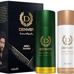Denver Hamilton + Imperial Deodorant - 200ML Each |Carton Gift Pack For Men-7