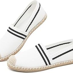 Espadrilles for Women Black Flat Shoes Women White Ballet Loafers Breathable Soft Casual Walking Slip On Shoes Women-image-24