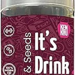 KENKOU Nuts & Seeds Drink Mix | Gluten-Free, Sugar-Free Superfood Blend with Almonds, Cashews, Pumpkin Seeds | Instant Energy Booster | Protein-Rich & Ayurvedic Wellness Beverage-6