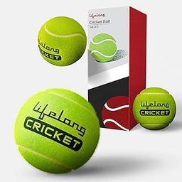 Lifelong Soft Cricket Tennis Ball | Green Tennis Ball for Cricket Tournament | Durable Lawn Play Soft Balls (Set of 3)-image-23