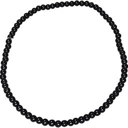 Stretchable Nazariya Anklet (Payal) with Black Beads (Crystal) for Girls and Women - One Pc-image-29