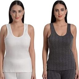 Winter Thermal Top for Women | Sleeveless Thermal | Women Theraml Top Set | Winter Wear | Cotton Blend Thermal | Innerwear Bodywarmer-image-77