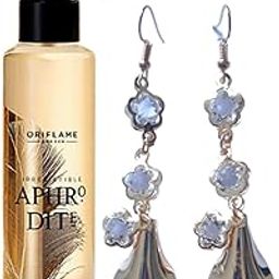 Irresistible Aphrodite Body & Pillow Mist 100ML and Earrings for Women & Girls (Combo) (by Ori flame)-image-42
