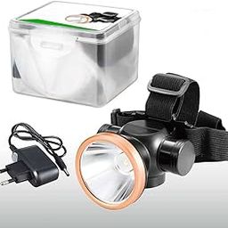 SHIELD PLUS LED Head Lamp Flash Light Torch for Trekking Reading Run Torch Torch (Black, 10 cm, Rechargeable)-13