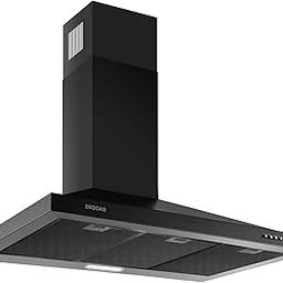 Mann Mart‚Powerful 36" Kitchen Range Hood with 450 CFM, 3 Speeds, LED Lights & Permanent Filters ‚¨ Wall Mount Ventilation System-image-34