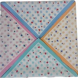 One-Spot White Multicolour Women's Handkerchiefs, Cotton Pack of 12-image-36