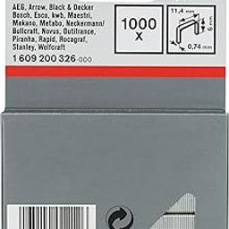 Bosch Professional Type 53 Staples 6mm, Pack of 1000-12